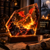 Fire Dragon Halloween Lamp By Elviry