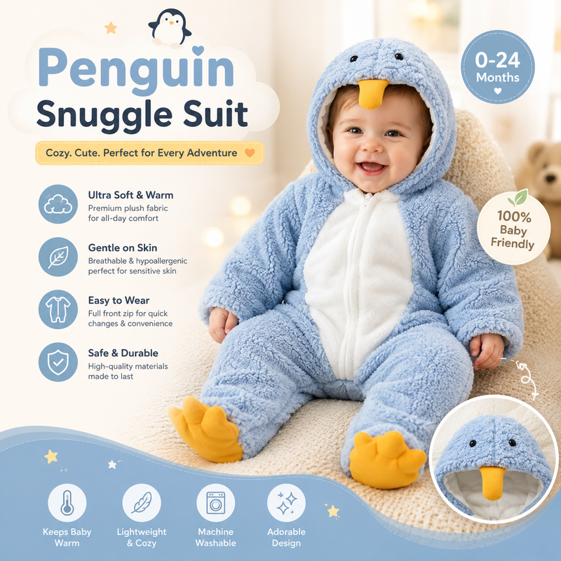 Penguin Plush Suit By Elviry